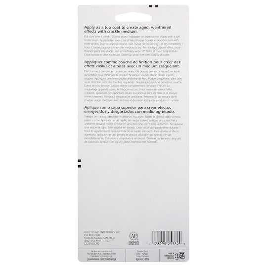 Mod Podge® Crackle & Brush Set
